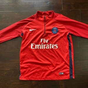 Nike Paris Saint Germain quarter-zip long sleeve (Men’s size large)